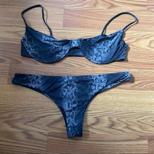 Mai Underwear Black Boa